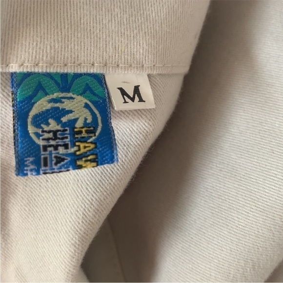 Hawaiian Headwear Khaki Bucket‎ Hat Aloha Floral Printed Band Size M - Picture 3 of 4